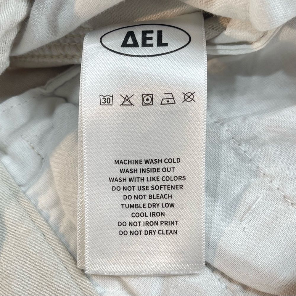 Aelfric Eden Women's Khaki Cargo Pants Adjustable Waist Size Small - Picture 6 of 11